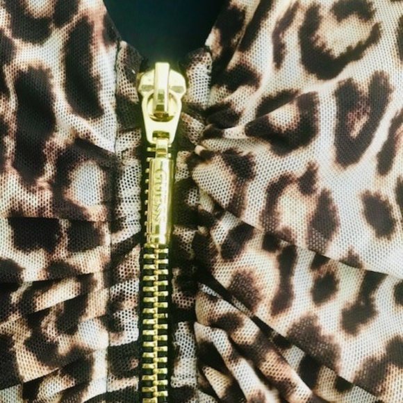 BRAND NEW NEVER WORN  - GUESS leopard dress - Picture 2 of 3